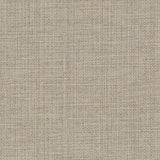 Broadloom carpet in a strié basketweave in silver-taupe.