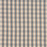 Handwoven fabric detail in a tight checkerboard pattern with blue, green yellow and red stripes against a cream field.