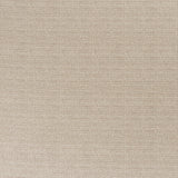 printed linen fabric in a repeating abstract gridded pattern in beige on a cream field.