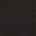 Broadloom carpet in textural woven sisal in deep brown-black.
