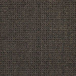 Broadloom carpet in textural woven sisal in dark brown.
