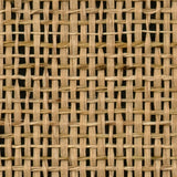 Detail of a jute grasscloth wallpaper on a glossy black paper.