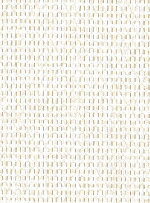 Detail of a paperweave grasscloth wallpaper in cream.