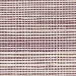 Detail of a sisal grasscloth wallpaper in cream on a maroon paper backing.