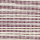 Detail of a sisal grasscloth wallpaper in cream on a maroon paper backing.