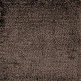 Handknotted silk cut pile rug in brown