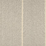 Broadloom carpet in a thin ivory stripe on a field of light grey.