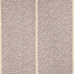 Broadloom carpet in a thin ivory stripe on a field of light purple.
