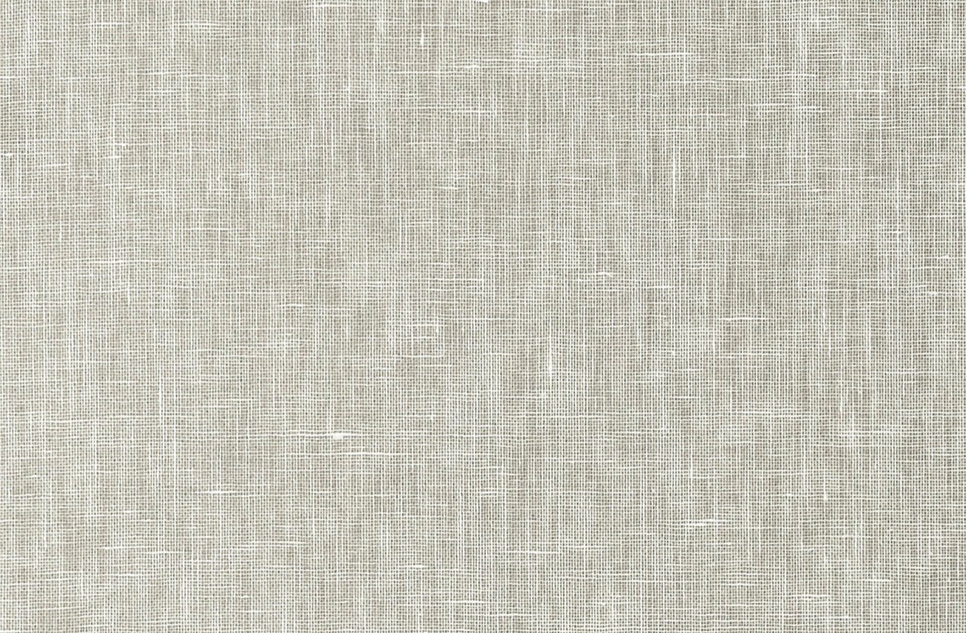 Detail of a grasscloth wallpaper in textured soft white on a paper backing.