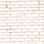 Detail of a paperweave grasscloth wallpaper in cream.