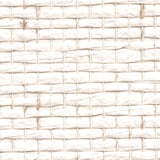 Detail of a paperweave grasscloth wallpaper in cream.