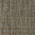 Detail of a paperweave grasscloth wallpaper in textured black and brown.