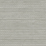 Detail of a sisal grasscloth wallpaper in mottled gray on a paper backing.