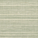 Detail of a sisal grasscloth wallpaper in cream on a green paper backing.