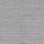Detail of a sisal grasscloth wallpaper in metallic gray on a gray paper backing.