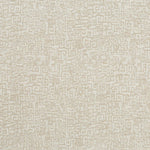 Woven performance fabric in playful greek key motif in cream on an ivory field. 
