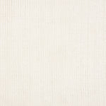 Broadloom carpet sample in a thin ribbed stripe in bright white.