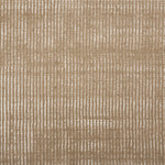 Broadloom carpet sample in a thin ribbed stripe in taupe.