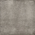 Handknotted rug with solid cut pile in grey eco-nylon