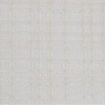 Broadloom carpet in a dimensional check lattice in ivory.