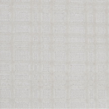 Broadloom carpet in a dimensional check lattice in ivory.