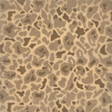 Handknotted rug with abstract animal motif in  neutral colors.  