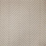 Broadloom carpet swatch in a herringbone pattern cream color