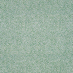 Fabric in a dappled animal print in shades of blue and turquoise on a cream field.
