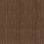 Broadloom carpet in a cut pile strié design in chocolate brown. 