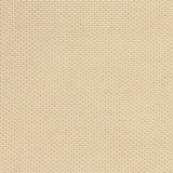 Detail of a hand-woven cotton striped fabric in cream and tan.