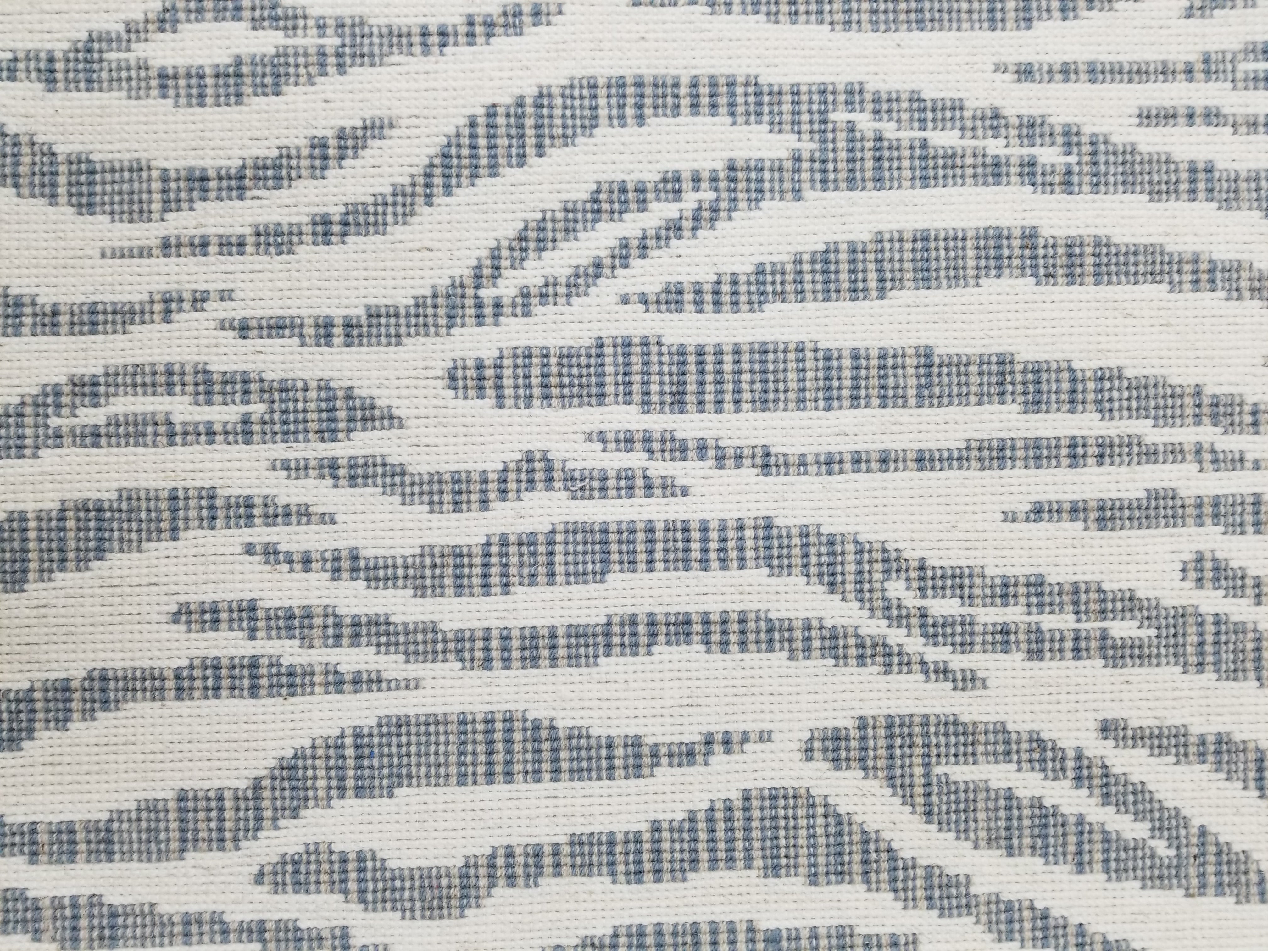 Berlin animal rug design in light blue
