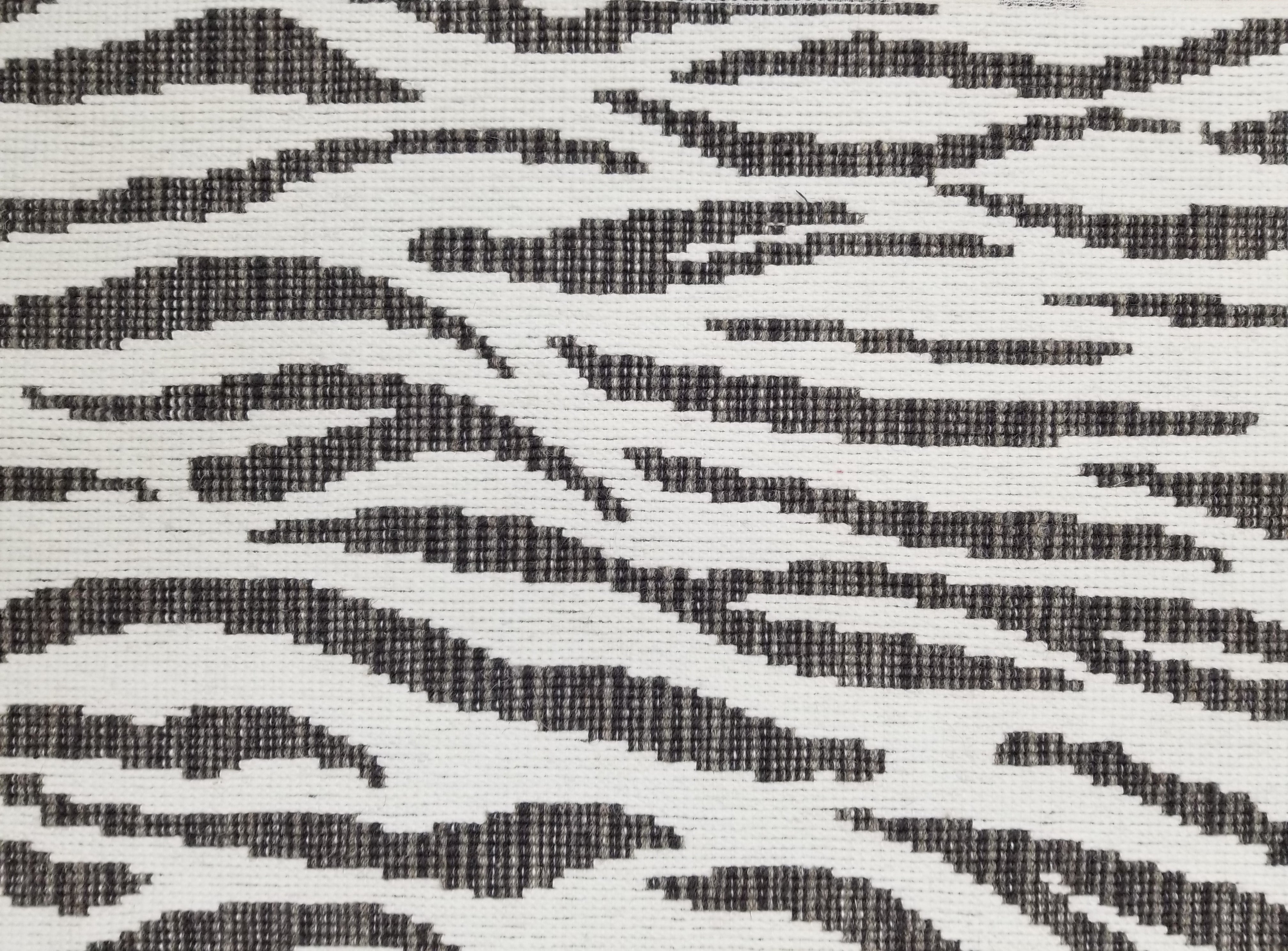 Berlin animal rug design in black and white