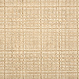 Broadloom carpet with windowpane check in cream and tan.