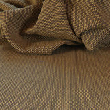 Close-up of brown textured fabric