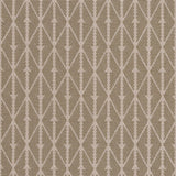 Diamond flatweave runner in sage tan