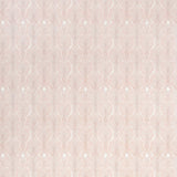 Detail of fabric in a striped damask pattern in dusty rose on a cream field.