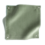Square fabric swatch of velvet in a jade colorway.