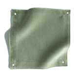 Square fabric swatch of velvet in a jade colorway.