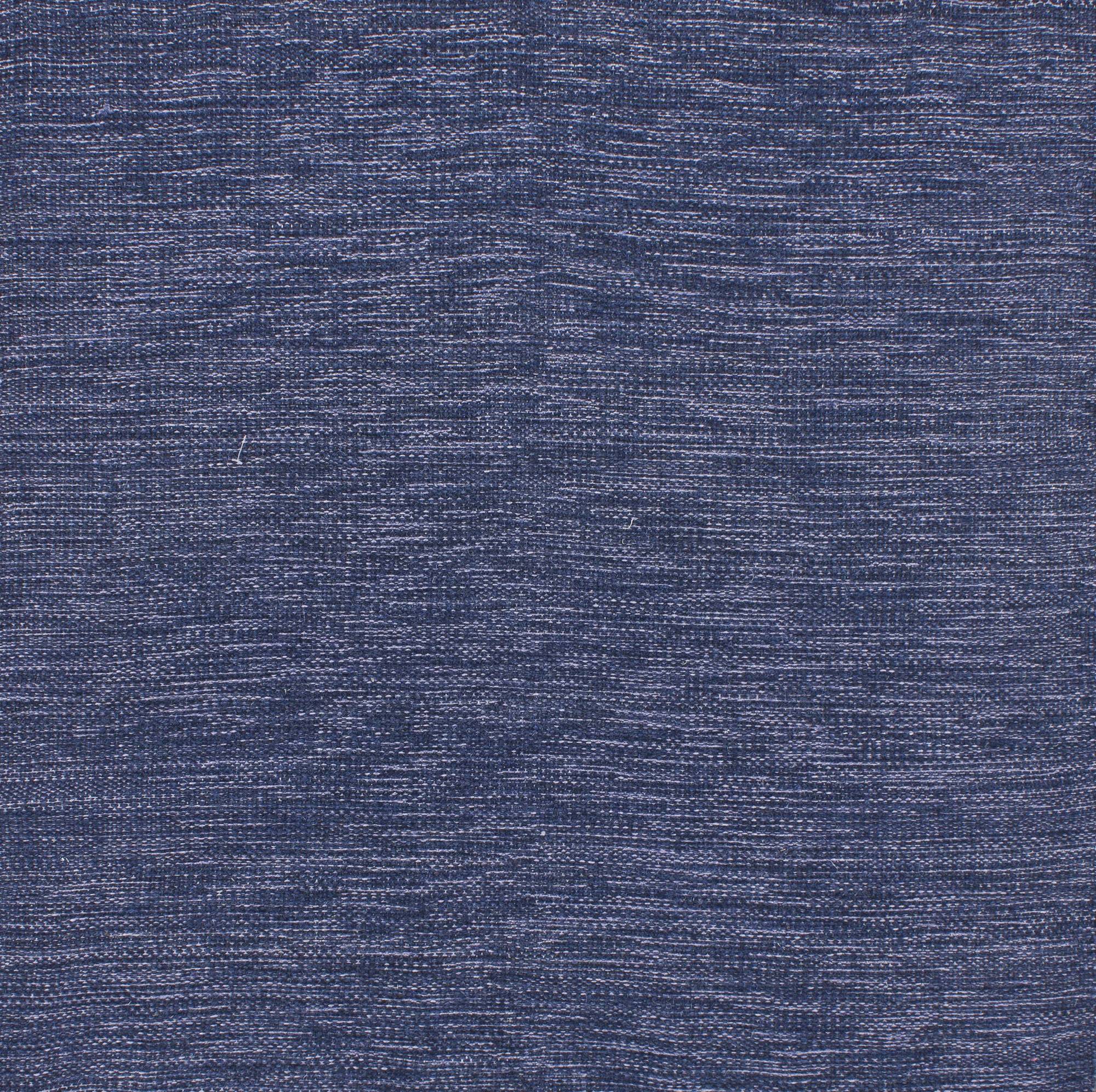 Broadloom carpet in a subtle textural solid in denim blue.