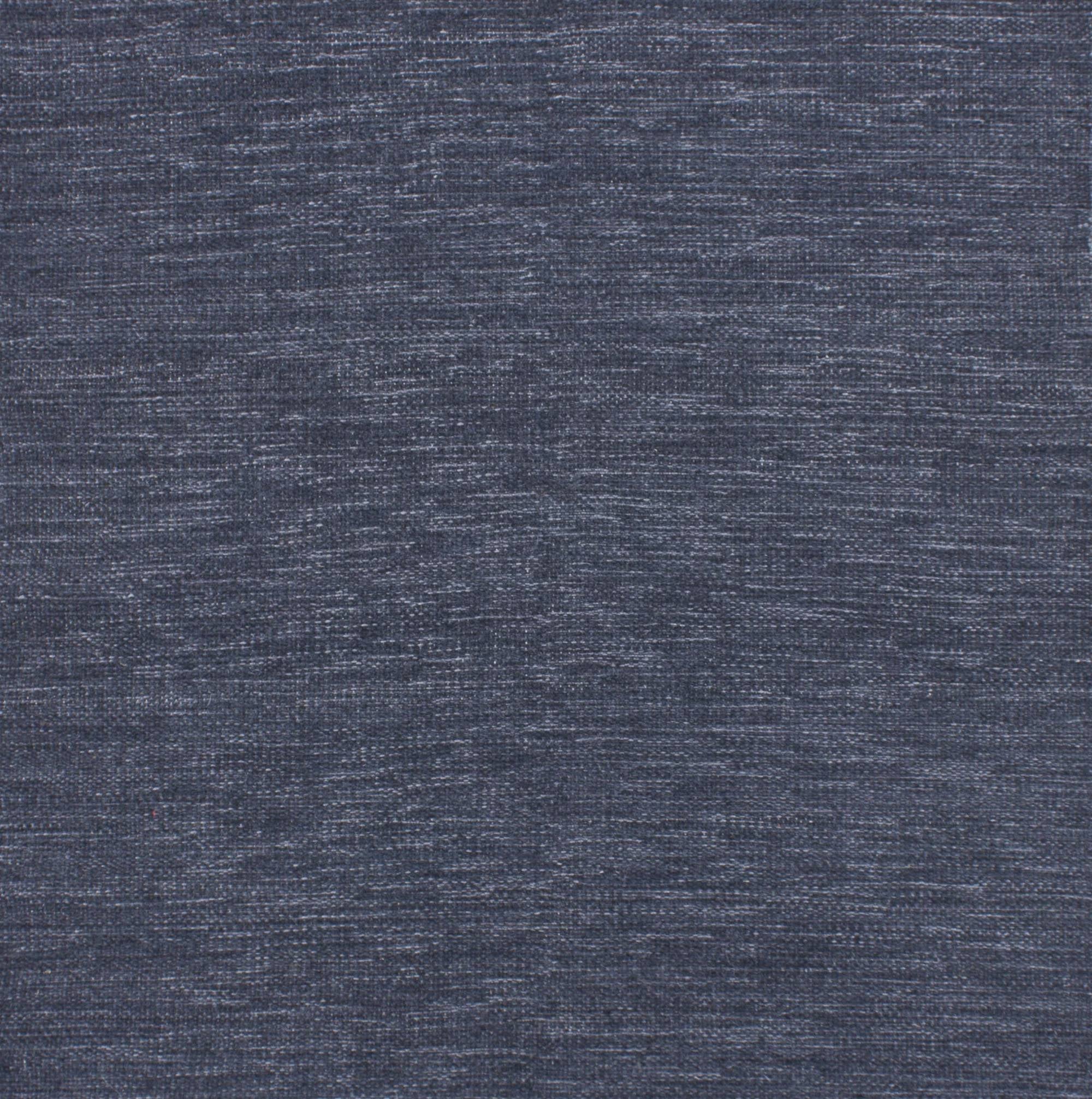 Broadloom carpet in a subtle textural solid in slate blue.