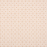 Broadloom carpet in a dense circle lattice with small floral accents in cream a cream field.