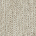 Broadloom carpet sample in braided texture in white. 