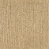 Close up of a carpet with a herringbone weave in beige.