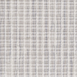 Broadloom carpet in a ribbed striated stripe in shades of cream, grey and beige.