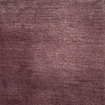 Handknotted rug in pashmina and silk in solid cut pile in purple.