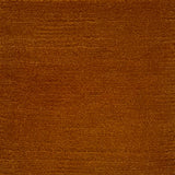 Handknotted rug in pashmina and silk in solid cut pile in warm orange. 