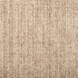 Broadloom carpet in a textural strie in warm shades of tan and taupe.
