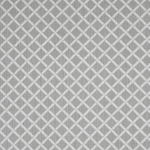 Broadloom carpet in a classic lattice in white on a grey field.
