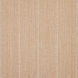Close-up of a striped herringbone broadloom in light orange.