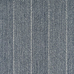 Close-up of a striped herringbone broadloom in navy blue.